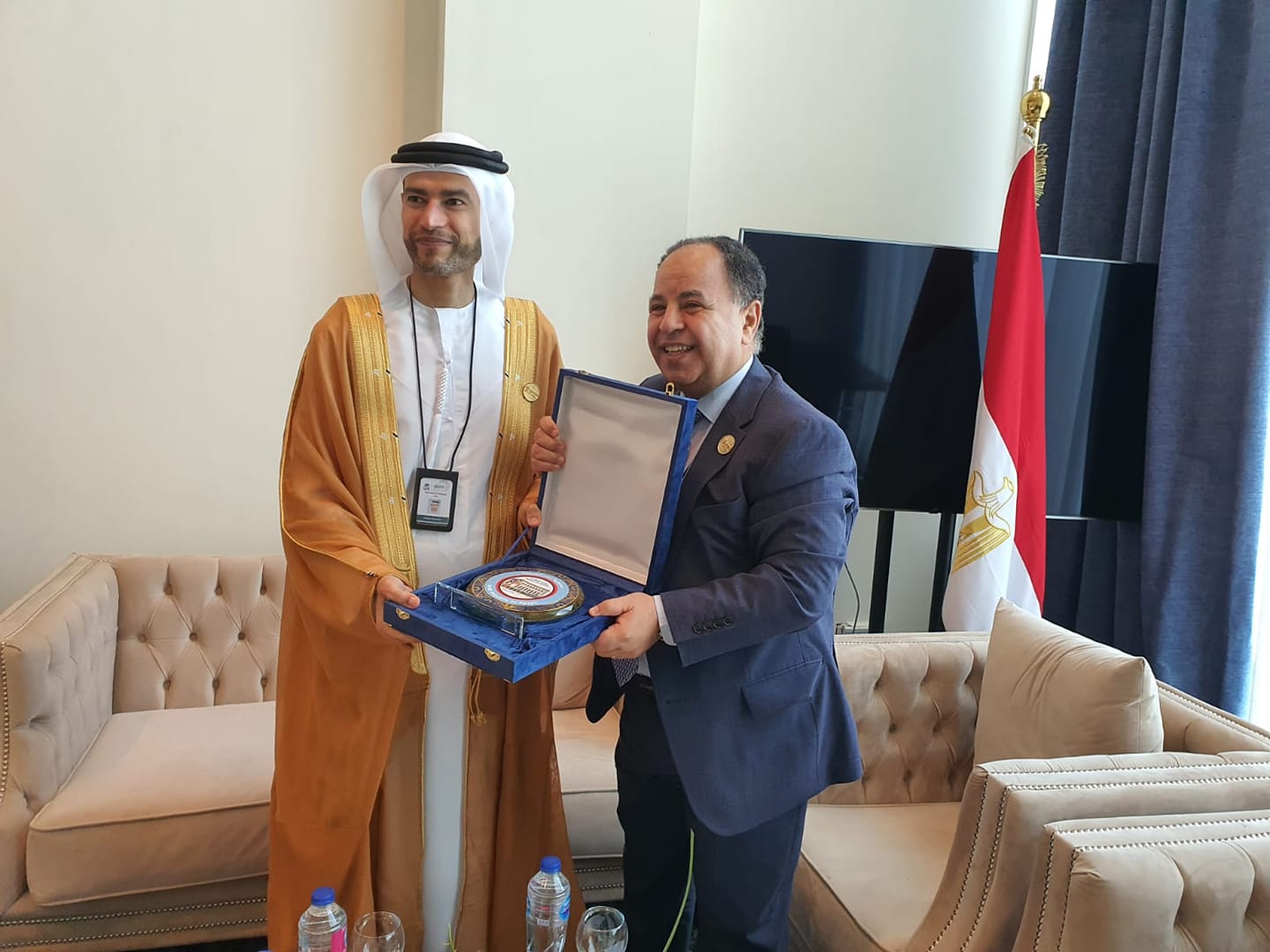 وزير المالية يلتقي نظيره الإماراتي