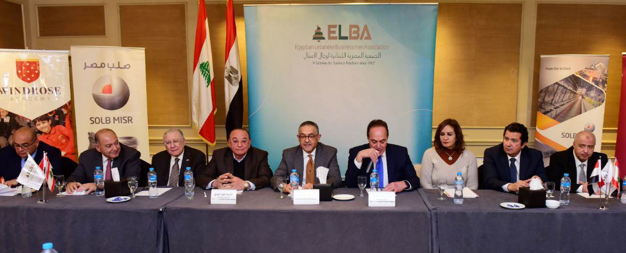 الجمعية المصرية اللبنانية لرجال الأعمال مع رئيس هيئة الاستثمار حسام هيبة